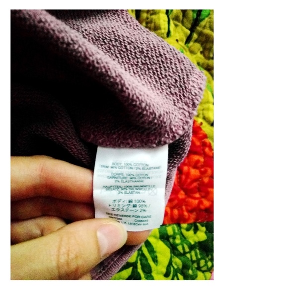 Madewell size M Mauve Bubble sleeve sweatshirt New - Picture 5 of 7